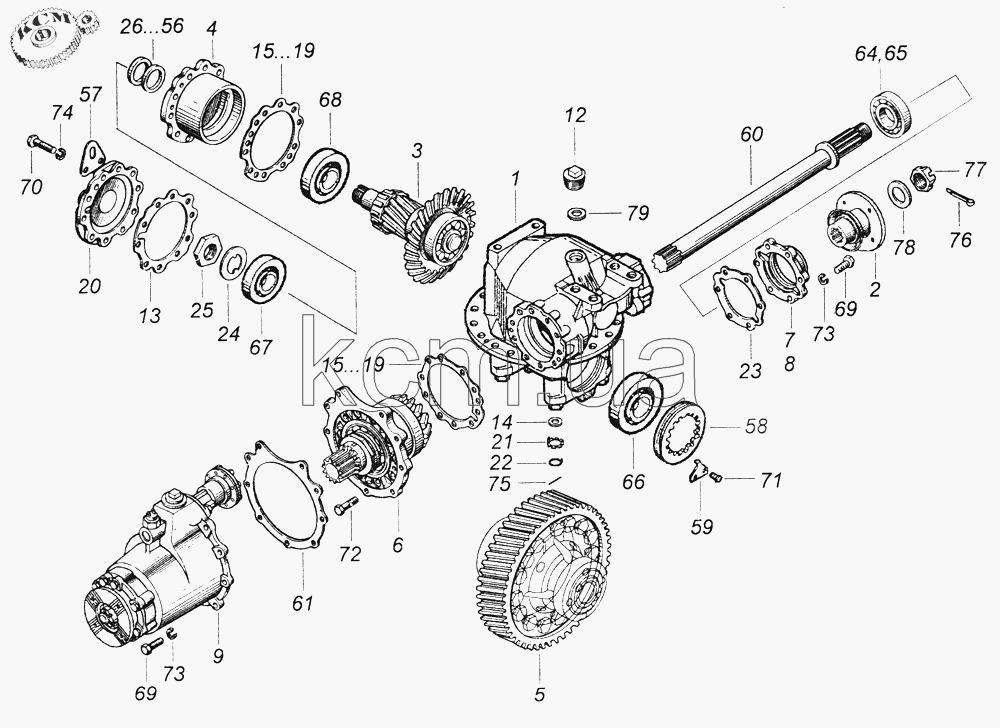 Задний Мост Камаз 65115 Купить