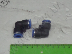 Фітинг пластиковий для зєднання гальмівних трубок з подвійним замком ФП D=10 (куток) КСМ