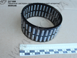 Підшипник шестерень валу вторинного 664916Е (пластиковий сепаратор; КПП 14,15,142,154)
