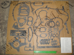 Р/к прокладок двигуна КамАЗ (пароніт, 25 наймен. Евро-2)